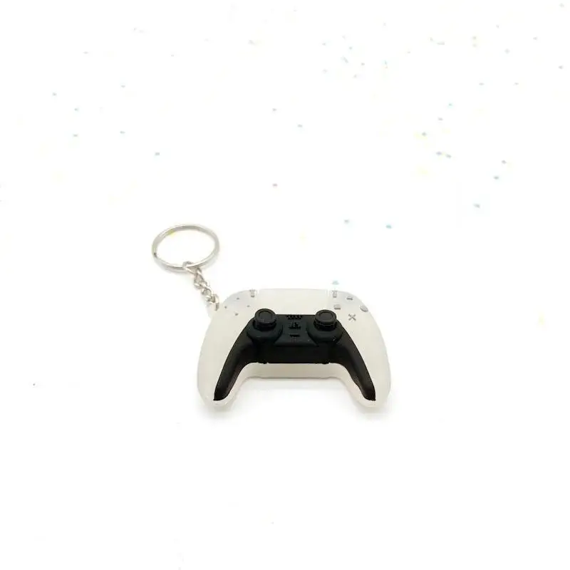 

New Fashion Stereo Cartoon PS5 Game Console Keychains Accessories Childhood Exquisite Car Hanging Fun Key Chains Gift Keyrings