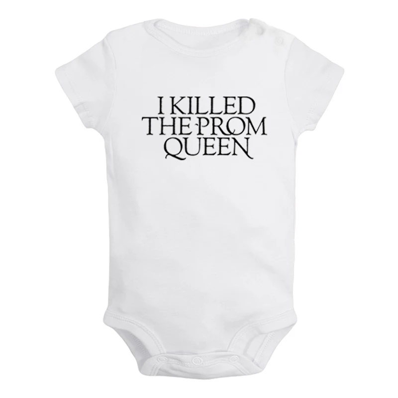 

Детский комбинезон с коротким рукавом I Kill The PromQueen, 100% хлопок