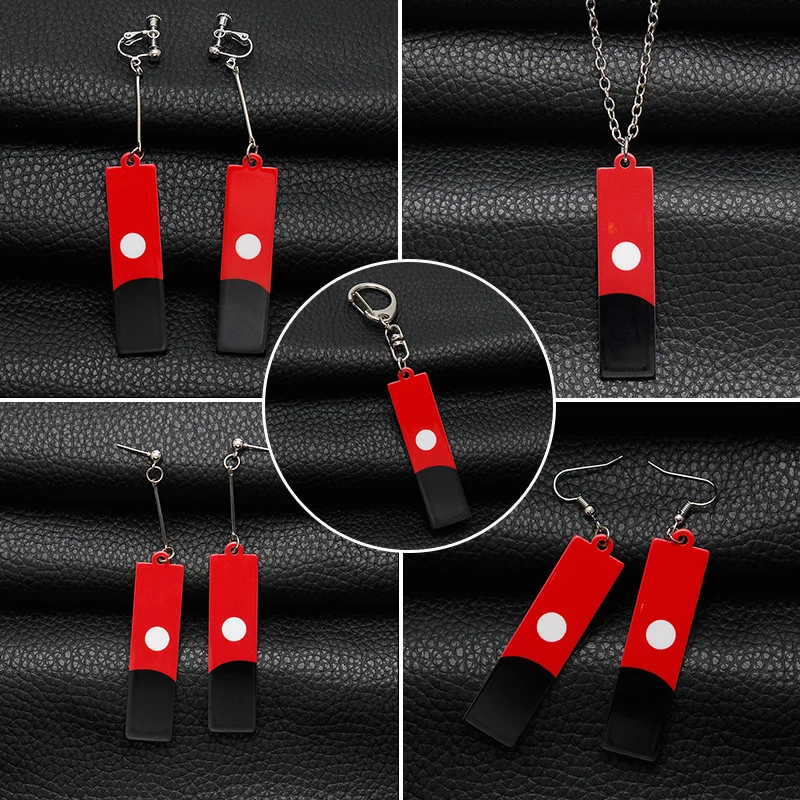 

Cartoon Fans Cosplay Earrings Jewelry Anime Tokyo Revengers Theme Kurokawa Izona Same Design Acrylic Pendant Earring New