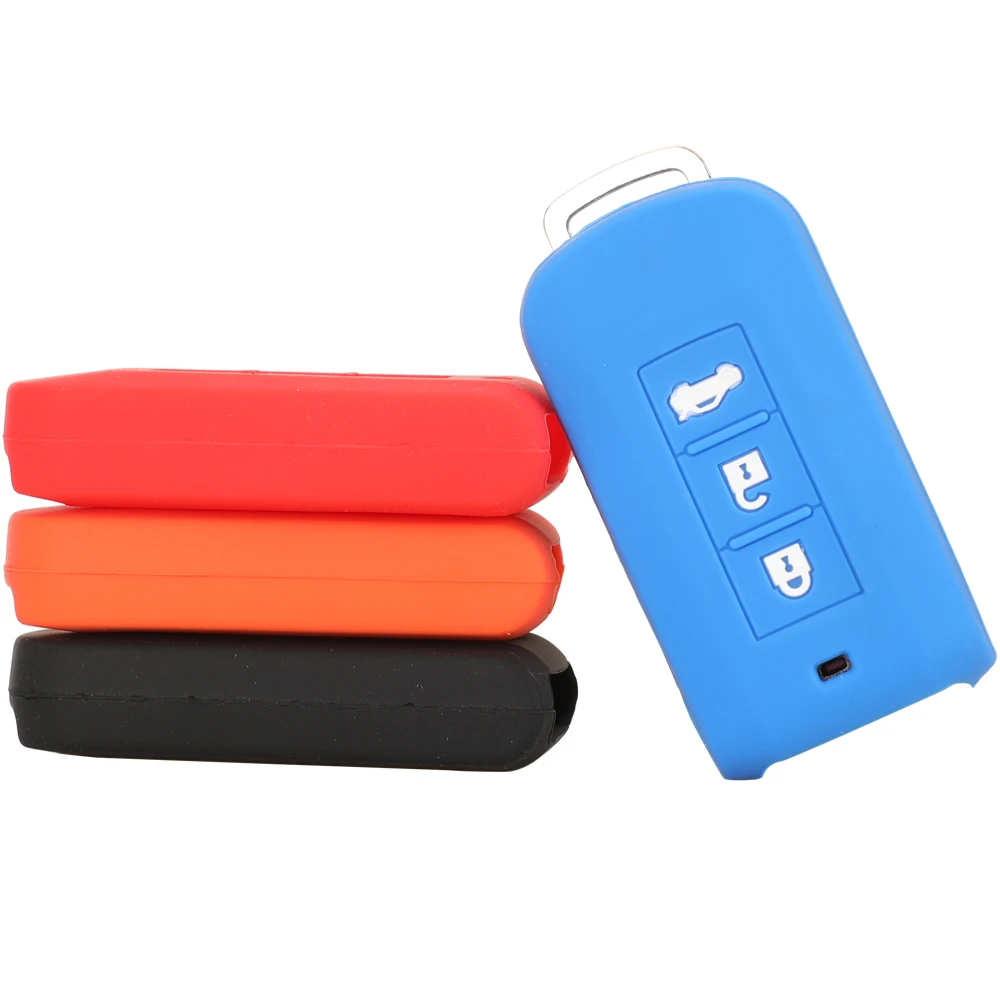 Чехол для ключа дистанционного управления с 3 кнопками Mitsubishi Outlander 2016 Lancer 10 Pajero Sport