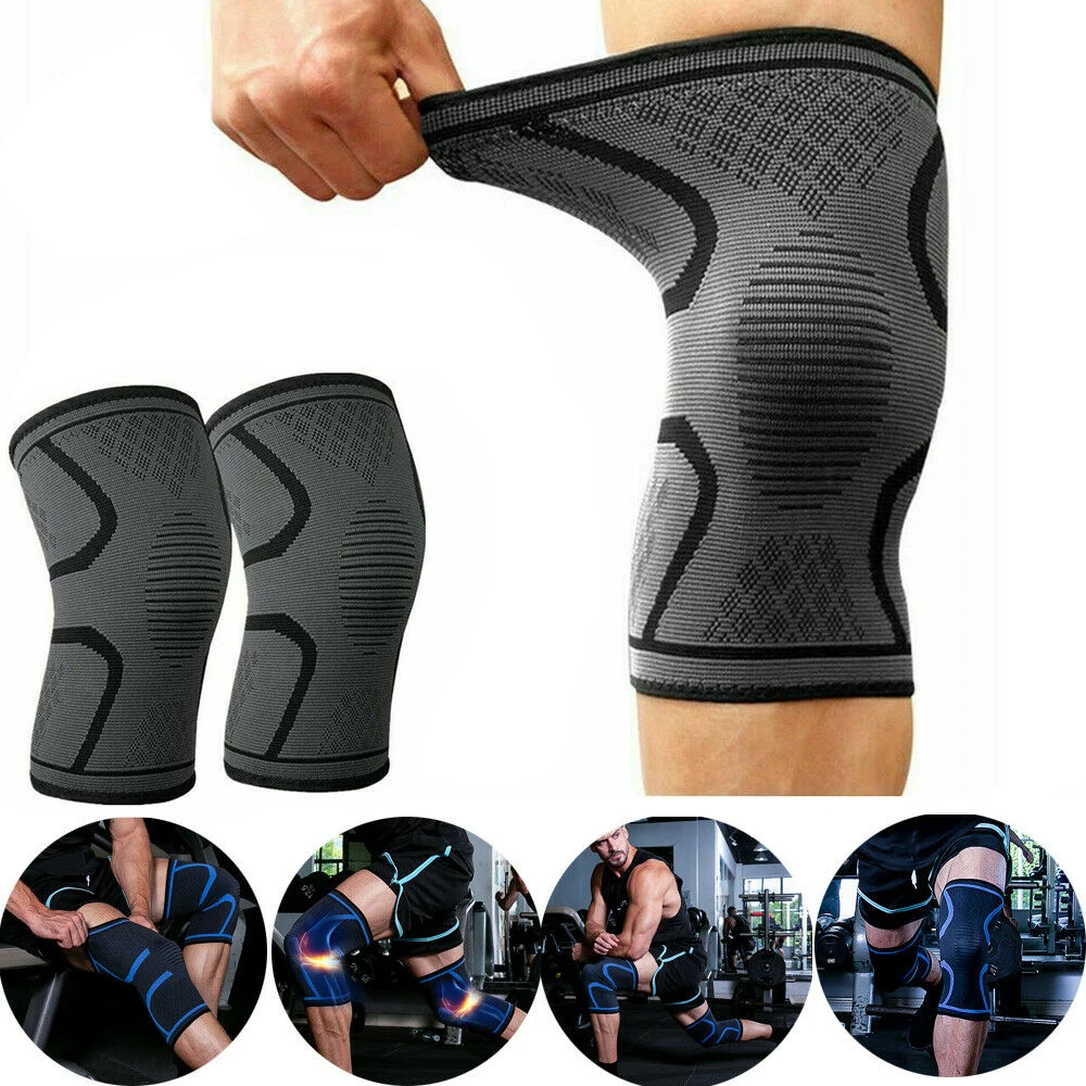 1 пара эластичные слипоны из хлопчатобумажной ткани поддержка колена боли рукав