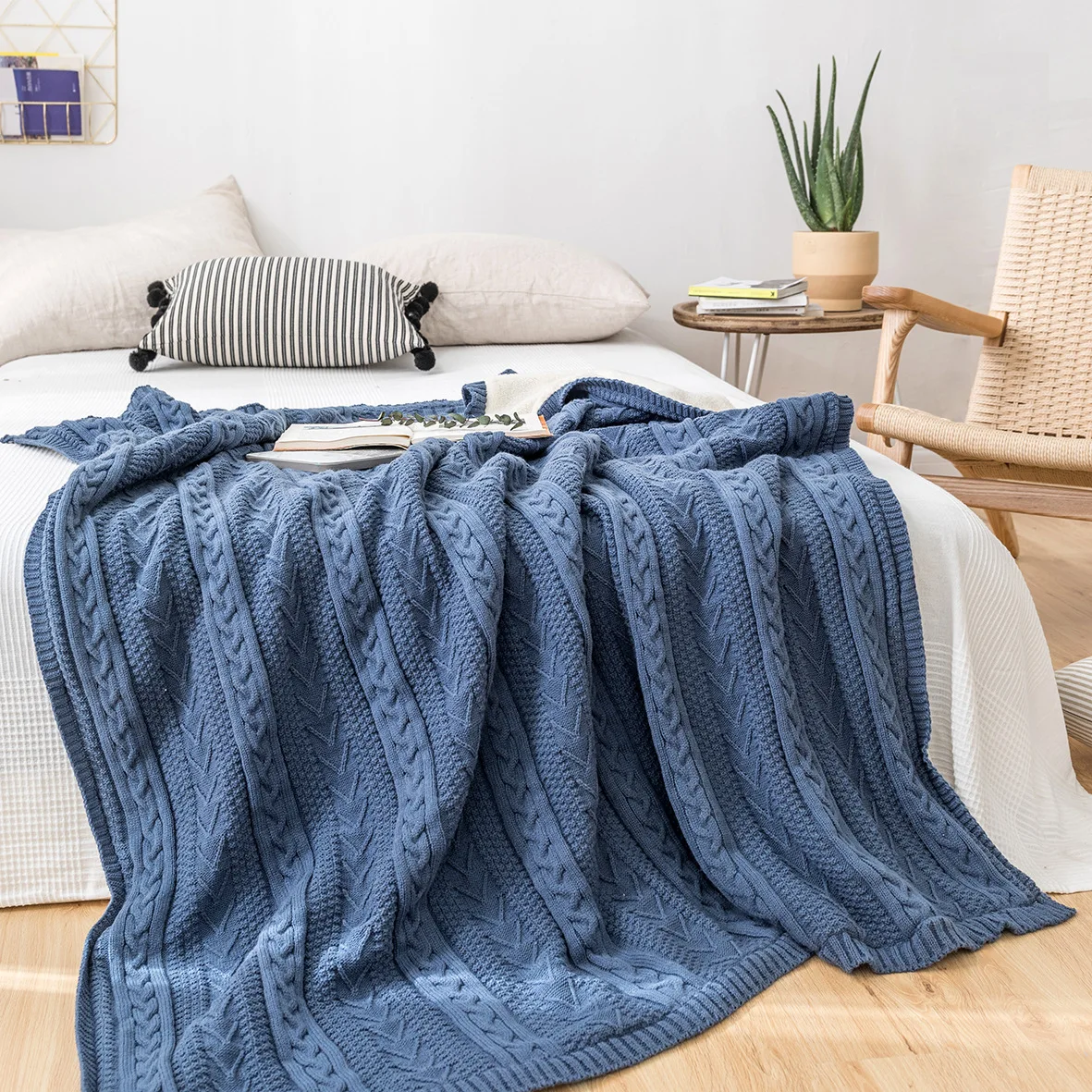 TONGDI Raschel Blanket Soft Throw Heavy Warm Elegant Fleece Eco-friendly Luxury Decor For Cover Sofa Bed Bedspread Summer