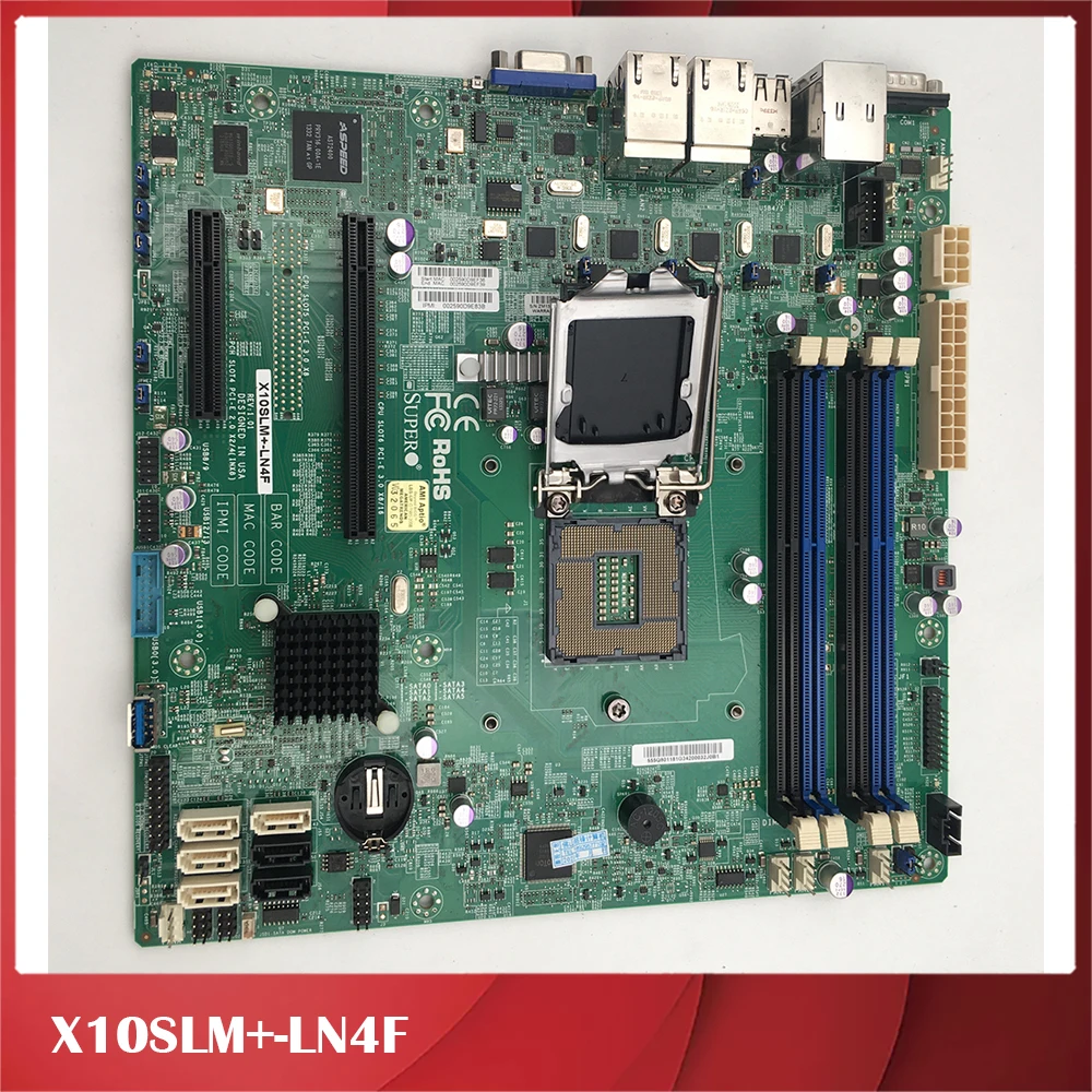 

Original Server Motherboard For Supermicro X10SLM+-LN4F E3-1230V3 1150 Good Quality