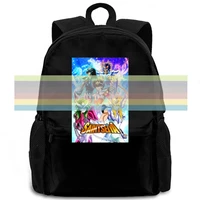 saint seiya knights of the zodiac anime ga unisex all women men backpack laptop travel school adult student