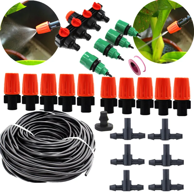 40 м 4 ходовой шланг разветвитель сад Сделай Сам полив микро ирригационная система