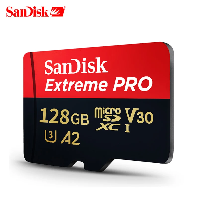 Карта памяти SanDisk A2 256 ГБ 400 гб 128 64 170 МБ/с./с 32 Micro sd карта класс 10 UHS 1 флеш память Microsd