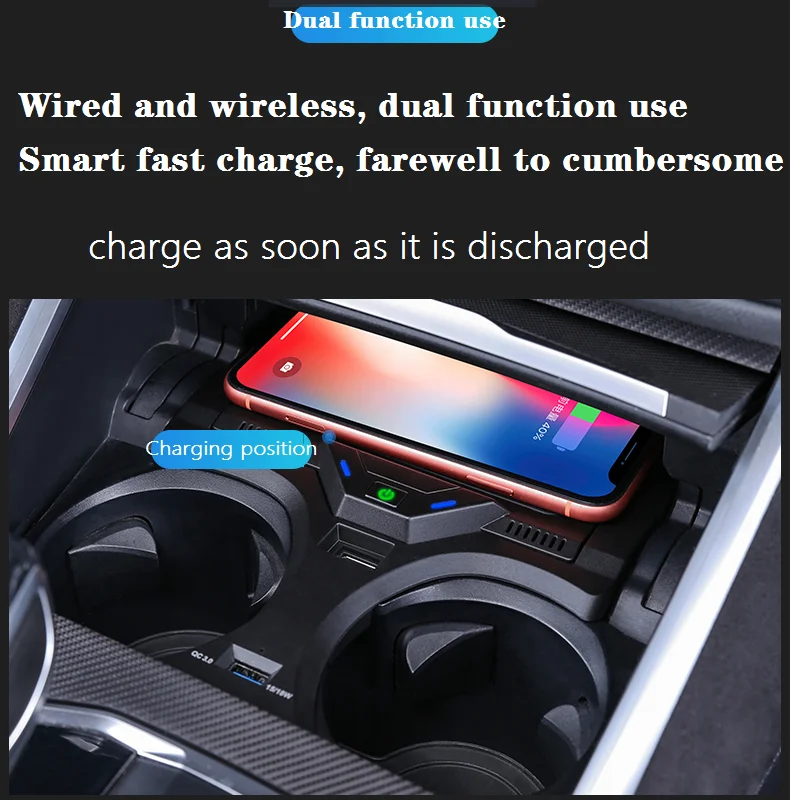 for bmw 3 series g20 g28 4 series with nfc card key car wireless charger qc3 0 fast phone charging plate accessories 2020 2021 free global shipping