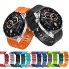 Ремешок силиконовый для Huawei Watch GT 2 2E 3 GT2 46 ммHONOR Magic Band, спортивный Браслет Для GT3 Pro, 22 мм