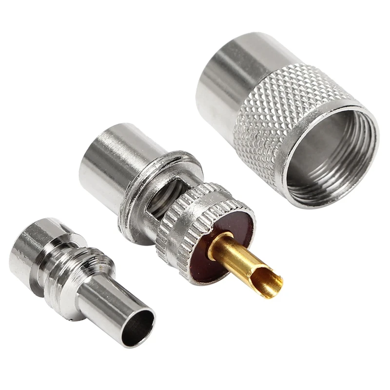 

10 X PL259 UHF RG8X +