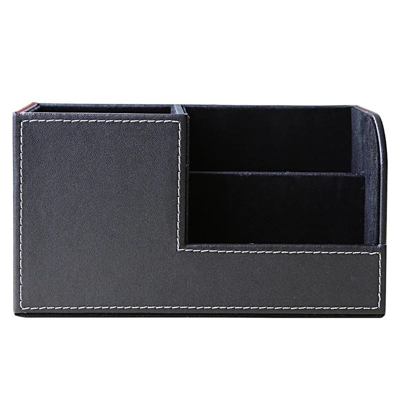 Из искусственной кожи настольная коробка канцелярских принадлежностей записная