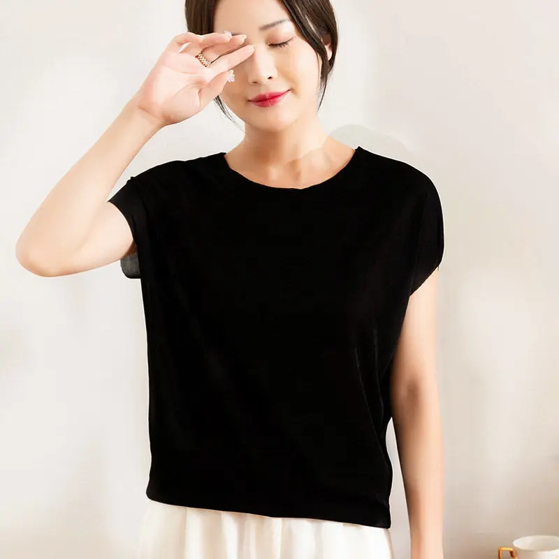 

2021 Classic casual breathable fashion women's soft short sleeve T-shirt