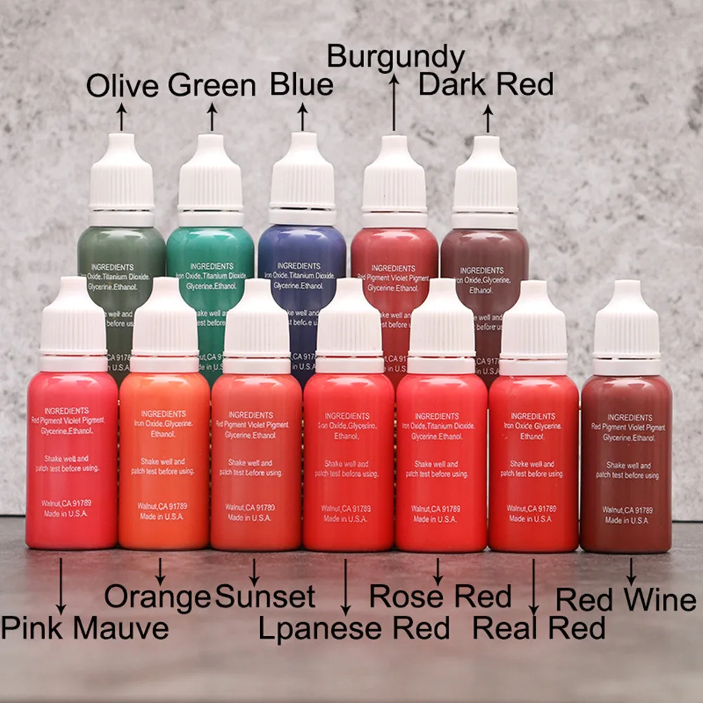 Высококачественные профессиональные тату-чернила Перманентный макияж