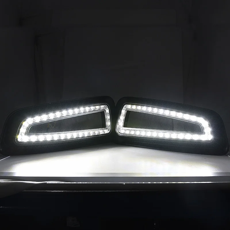 

Car LED DRL Daylihgts For Ford Raptor SVT F150 F-150 2010 2011 2012 2013 2014 Yellow Turn Signal Fog Lamp Daytime Running Light
