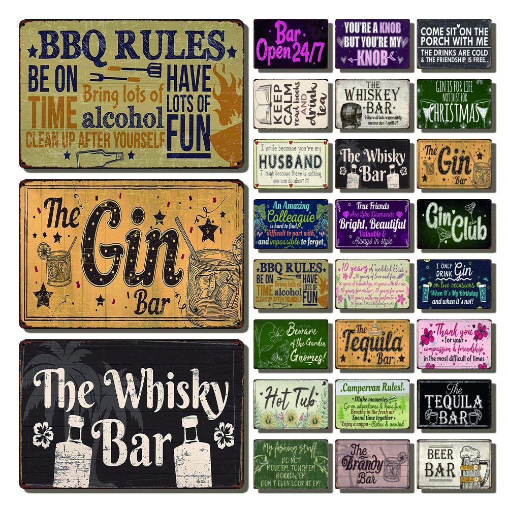 

[Kelly66] барбекю правила Виски Бар Джин клуб человек пещера оловянный Плакат Металлический Знак Домашний Декор настенная живопись 20*30 см разме...