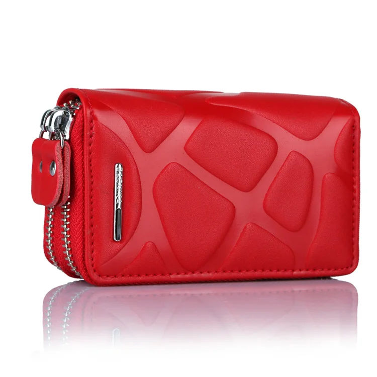 4 Colors Brand Multifunction Bag Women& Men Genuine Cow Leather key holders Double Zipper Key Card Wallet Car Key Case,YK946