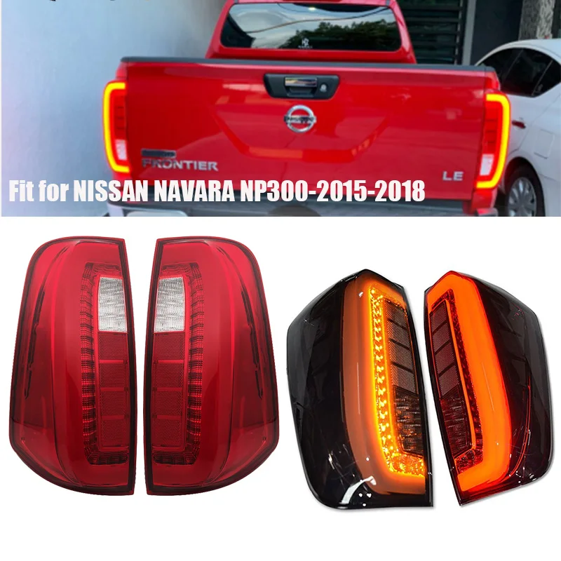 

Задний светодиодный фонарь, 2 шт., стоп светильник для Nissan Navara, NP300, 2015, 2016, 2017, 2018, 2019