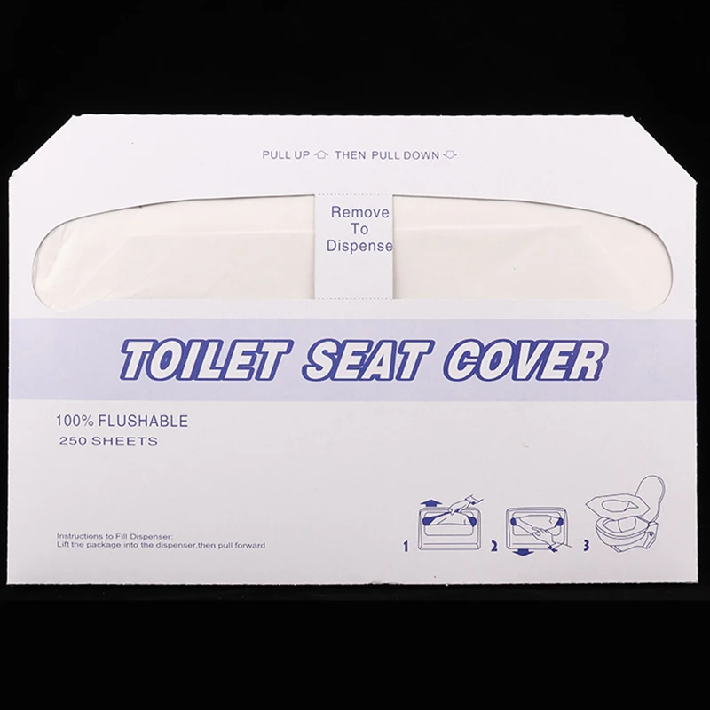 

750PCS Soluble Water Disposable Toilet Pad, Wood Pulp Toilet Seat, Disposable Toilet Paper