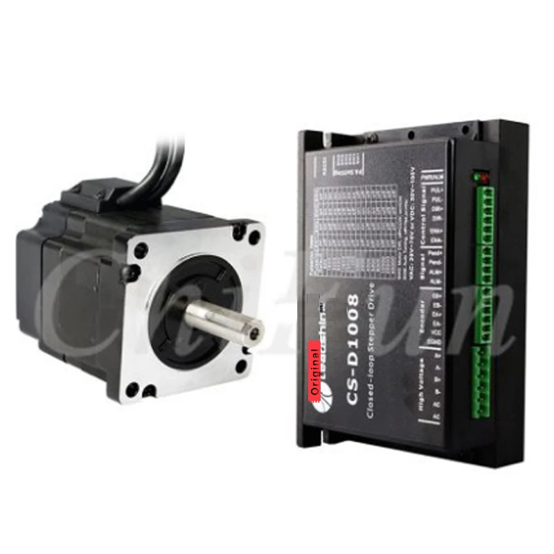 

Original Leadshine CS-M23445 + CS-D1008 2-Phase NEMA34 Stepper Servo Driver Kit 4.5Nm 14mm Motor With 1000-Line Encoder