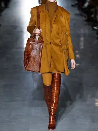 Genuine Leather 20 Emma king/женские зимние ботинки с узором «крокодиловая кожа» пикантные ботфорты с острым носком модная женская обувь на каблуке, большой размер 43 - Цвет: Genuine Leather 20