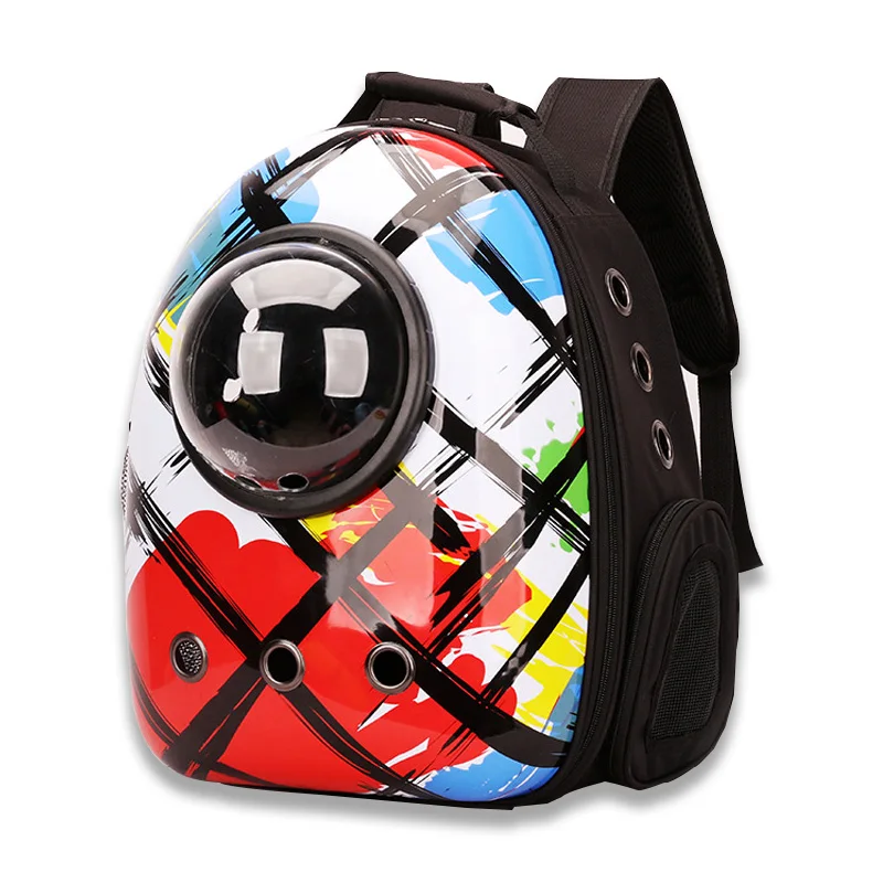 

Pet travel cat back bag cat back bag breathable pet back bag small dog cat backpack travel space capsule cage free shipping