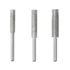 4 мм 4,4 мм 5 мм Алмазная цепная пила Шлифовальная головка точилка полировки заусенцев камень файлов цепная пила Мощность Инструменты наборы Аксессуары