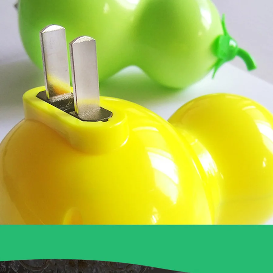 

Small gourd night light LED light control induction energy saving plug in bedside lampA410