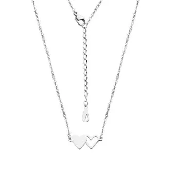 

Family Ornament Taoxin Two Sisters Titanium Steel Necklace N668 /N669