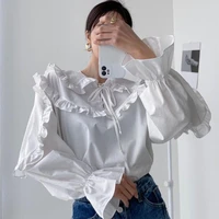 white gothic korean style blouses cotton doll collar womens shirt causl womens clothing %d0%b1%d0%bb%d1%83%d0%b7%d0%ba%d0%b8 2022 fashion blouses