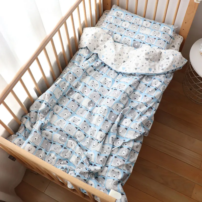 Комплект детского постельного белья из мягкого хлопка и ткани с бампером|Наборы