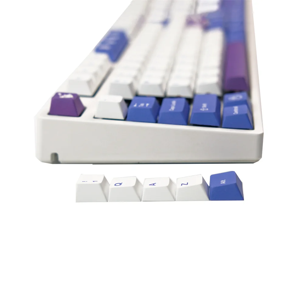 Клавиатура GMK Rabbit Keycap PBT 132 клавиш английский язык для переключателя Cross Cherry Kailh