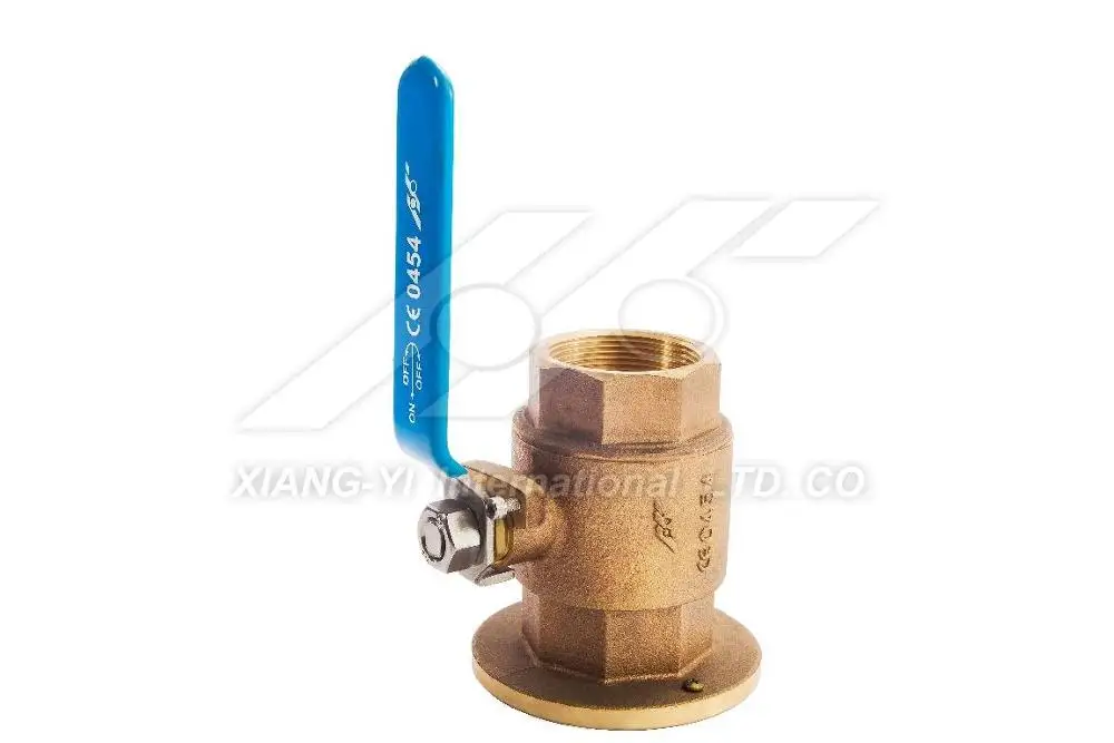 Marine Boat Bronze Flanged Seacock Ball Valve 3/4 ,1,1 1/4 ,1 1/2,2 ,2 1/2,3 ,4 Inch