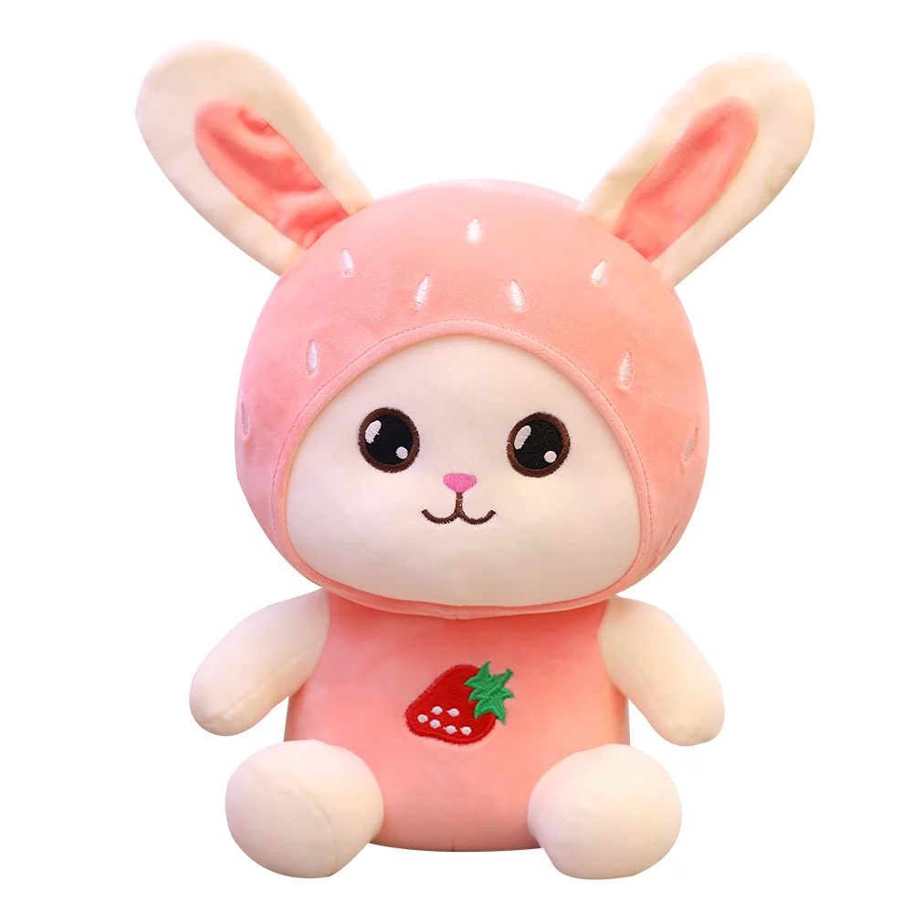 Новые милые 23 см Kawaii мультфильм фрукты кролик плюшевые игрушки мягкие чучело