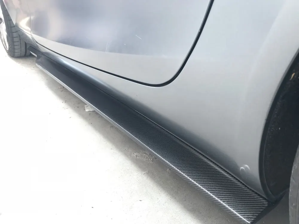 Боковые юбки из углеродного волокна комплект фартуков для Mercedes Benz AMG GT GTS GTR Coupe 2