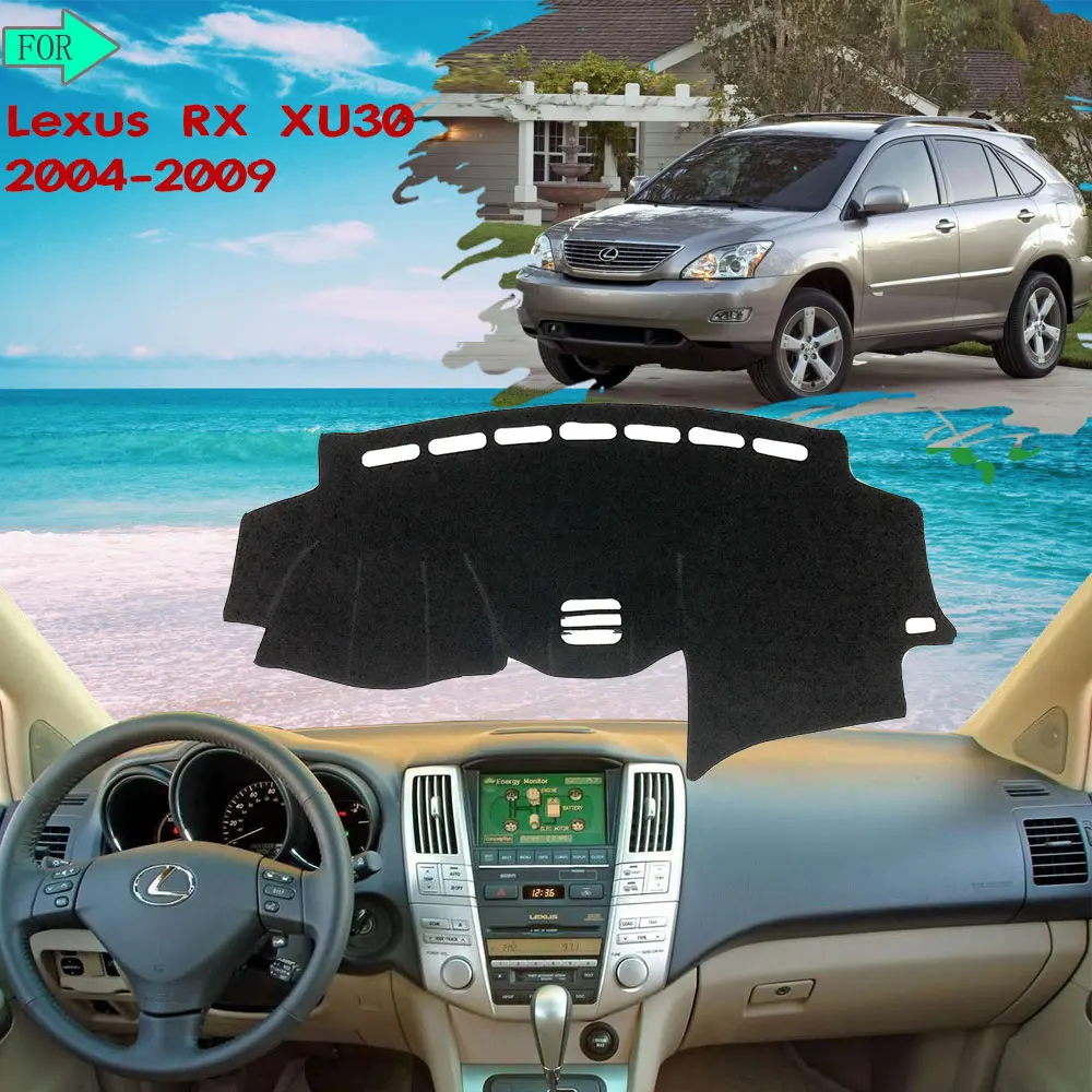 Чехол для приборной панели защитный чехол Lexus RX 2004 ~ 2009 XU30 RX300 RX330 RX350 RX400h
