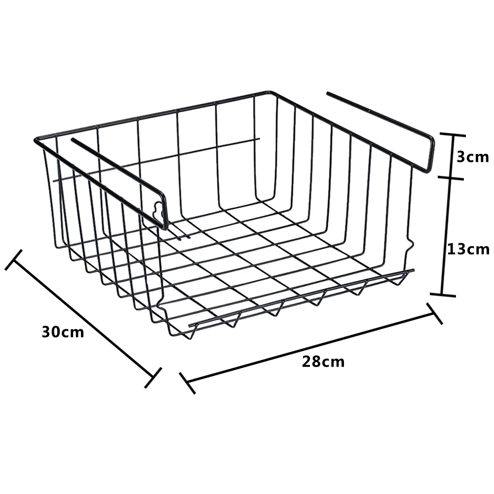 

Kitchen Multifunctional Storage Rack Home Storage Basket Under Cabinet Storage Shelf Organizer Basket Basket Wire Rack