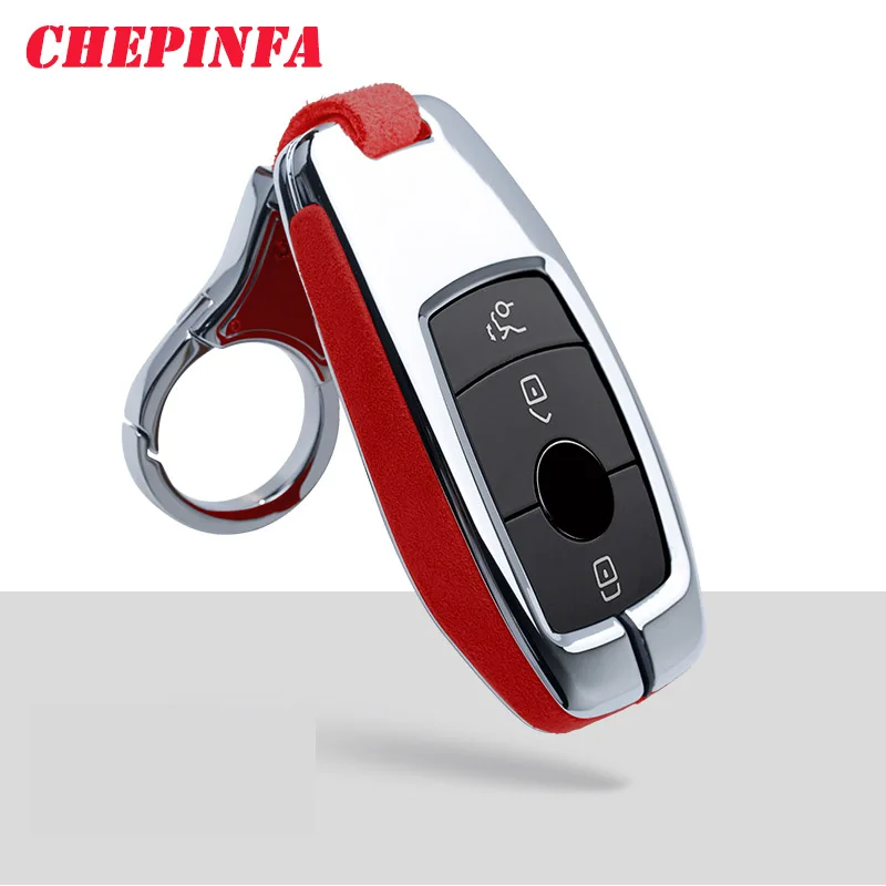 

Metal Car Key Cover Case Shell For Mercedes Benz W124 W176 W202 W203 W204 W205 W210 W212 W221 W222 W251