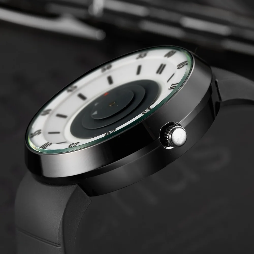 Синие стальные мужские спортивные кварцевые часы военные деревенские с двумя