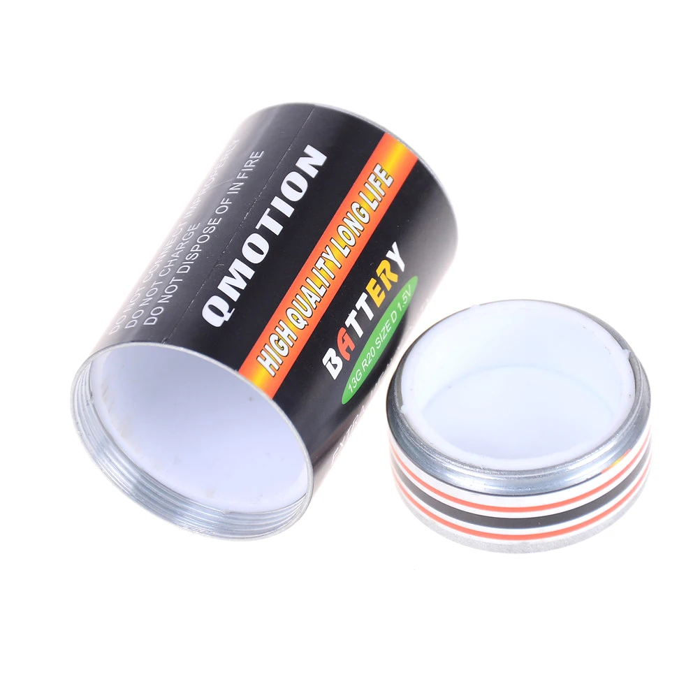 

32*57mm Battery Shaped Secret Stash Safe Money Coins Pill Box Hidden Container a Perfect Choice to Stash Your Cash Container Box