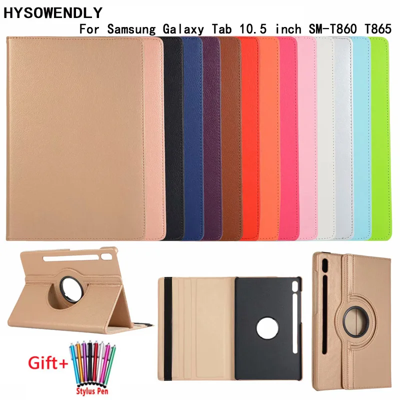 HYSOWENDLY вращающиеся на 360 градусов Кожаные чехлы из ТПУ для Samsung Tab S3 9,7, зеркальные чехлы-подставки S4 2017 10,5, T830, T835