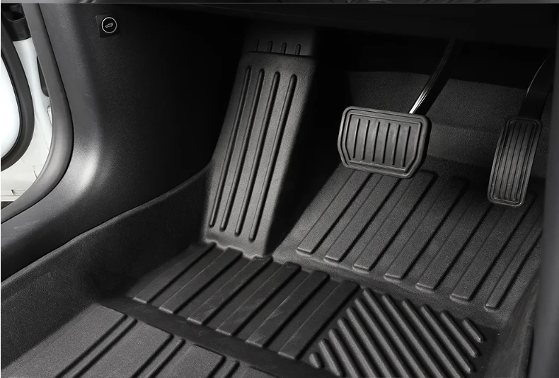 

TPE Custom Fit All-Weather Floor Mats for Tesla Model 3 2017 2018 2019 All-Weather Waterproof and Wearable
