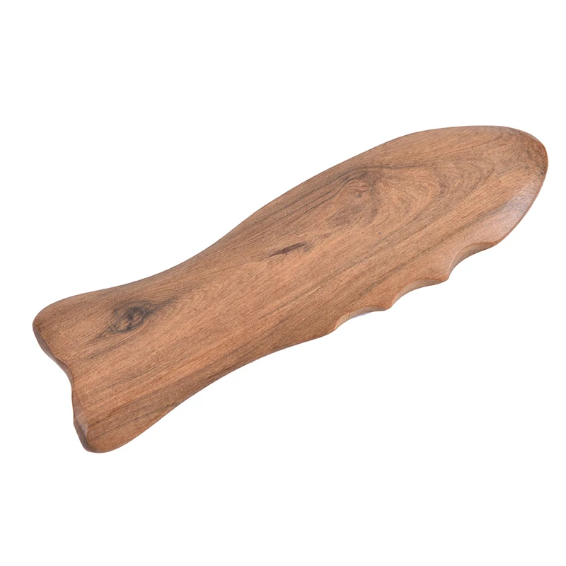 Good Healthy Wooden Fish Shape Body Massage Tools Health Care Relaxation Foot Roller Massager Hand Wood Tool | Красота и здоровье