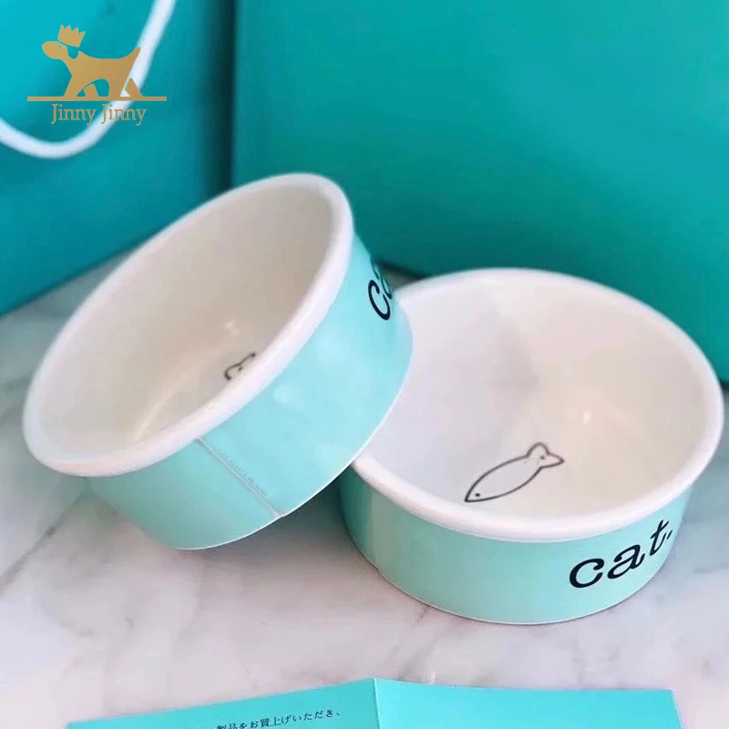 

Luxury Dog BowlGift Box Ceramic Material Cat AccessoriesFashion Bowl for Pet Pug Product - Dropshipping Center #Jinny-JJ29