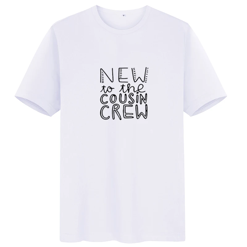 Srivb Новый брата с круглым вырезом надписью в стиле хип-хоп футболка Для женщин 2019