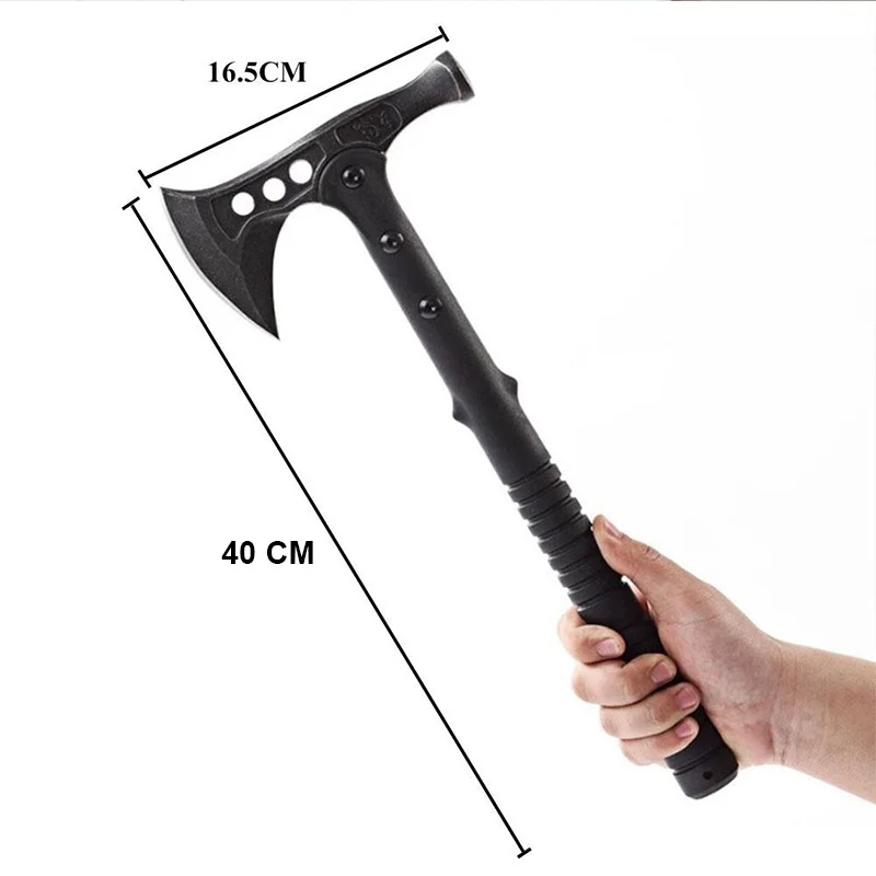 

15 Inch Nylon Fiber Handle Tactical Axe Hunting Knife Outdoor Camping Knife Camping Hunting Battle Axe