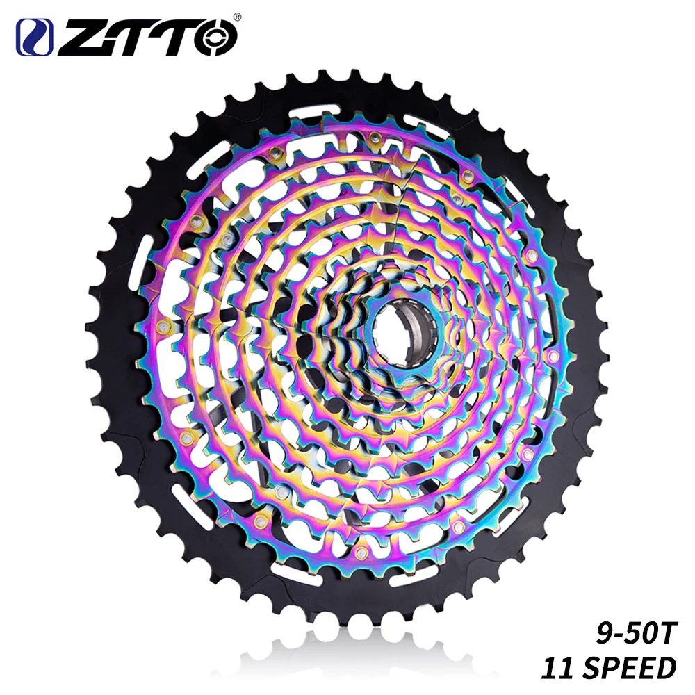 11S 9-50T ULT XD ZTTO MTB 11 скоростей 9-50T велосипедная кассета ULT 11s 9T XD ступица Радуга полный стальной горный велосипед 11 скоростей маховик звездочка - Цвет: 11S 9-50T ULT XD