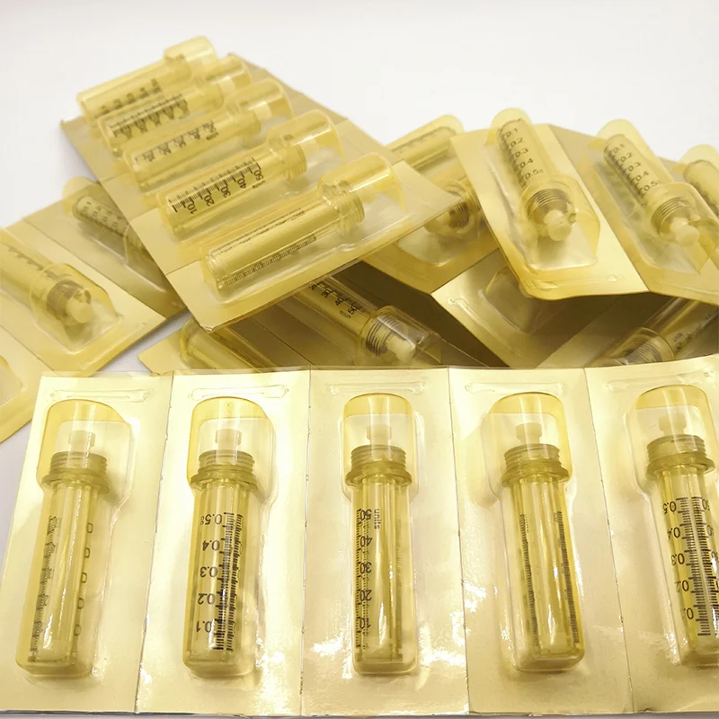 New Disposable Hyaluronic Pen Needle Ampoule Head Hyaluronic Acid Injection High Pressure Atomizer Component for Facial Nursing