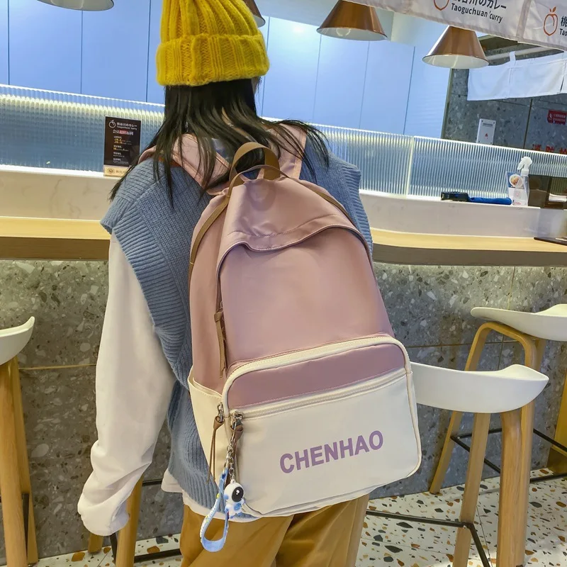Школьная сумка для женщин Корейская версия учеников старших классов учеников младших и старших классов мужской вместительный рюкзак в сти...