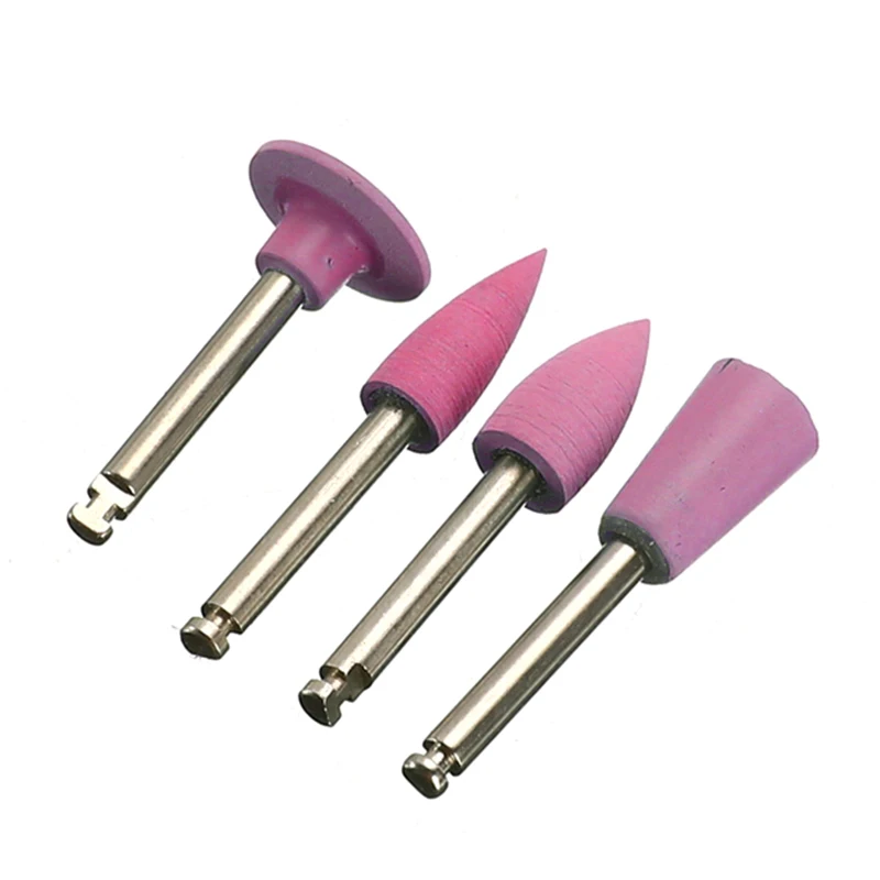 4 шт. силиконовые зубной Бур головки полировщик зубов низкая скорость машина