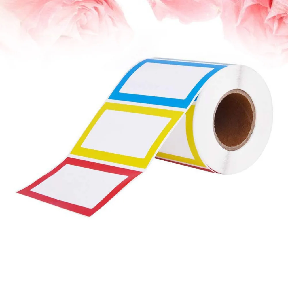 

150Pcs Durable Self-adhesive Labels Simple Marker Stickers Handwritten Name Pastes Price Stickers for Home Office School
