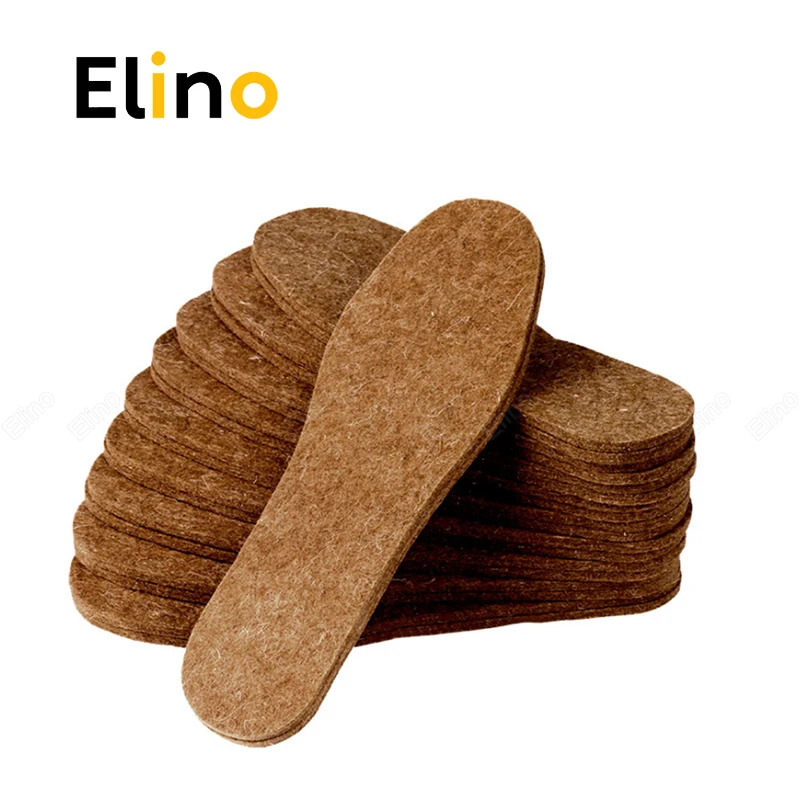 Детские носки 5 пар шерстяные фетровые стельки утолщенная теплая стелька для